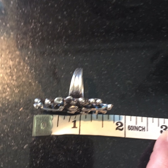 Silver Large Bone Ring - Picture 3 of 5